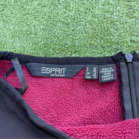 vintage espirit black skirt Preowned great condition slit to back fleece lined - Picture 2 of 4